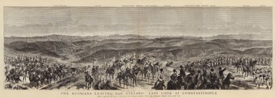 الروس يغادرون سان ستيفانو ، نظرة أخيرة على القسطنطينية بواسطة فريدريك فيليرز